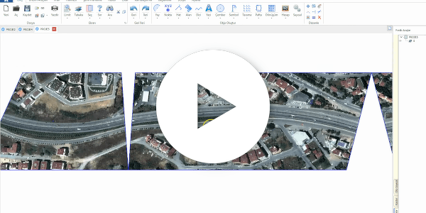 Praticad Rasterların Ruloya Açımı