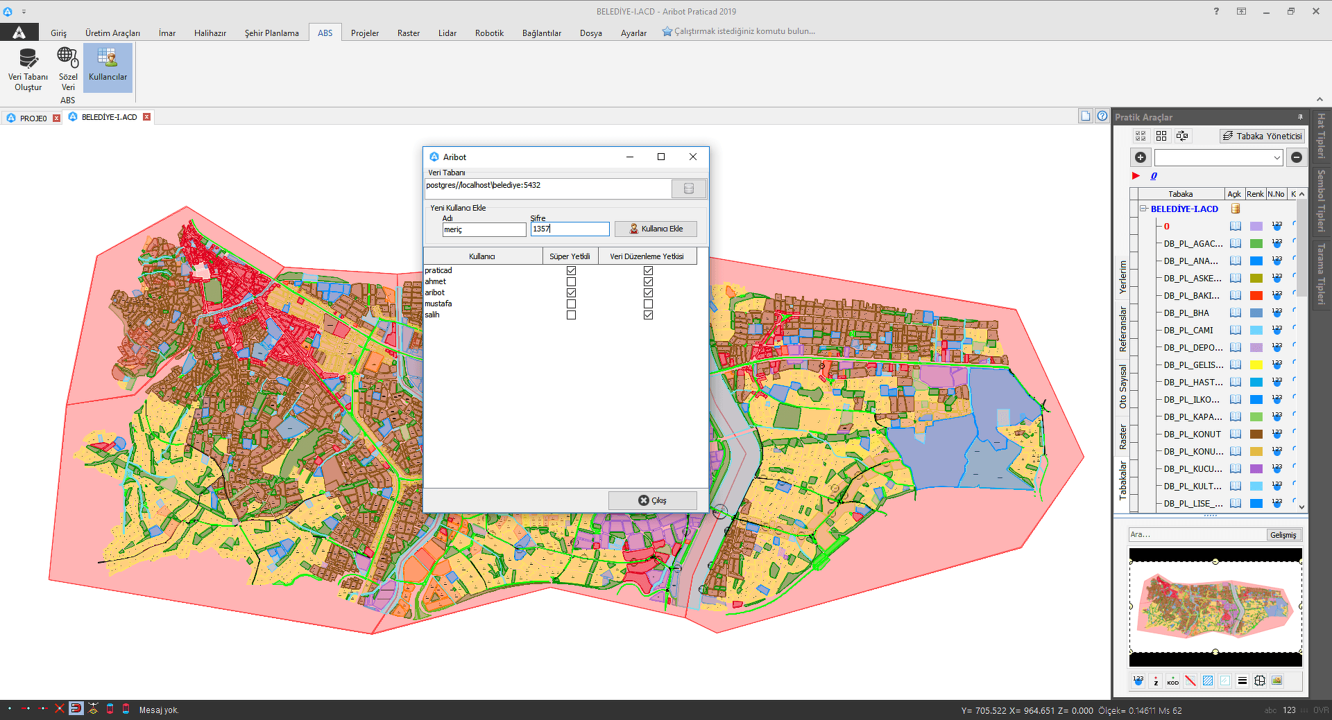 Praticad ABS yetkilendirme